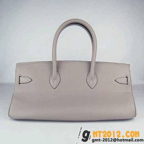 エルメススーパーコピー HERMES ショルダーバーキン HR10780　ゴールド金具　グレー